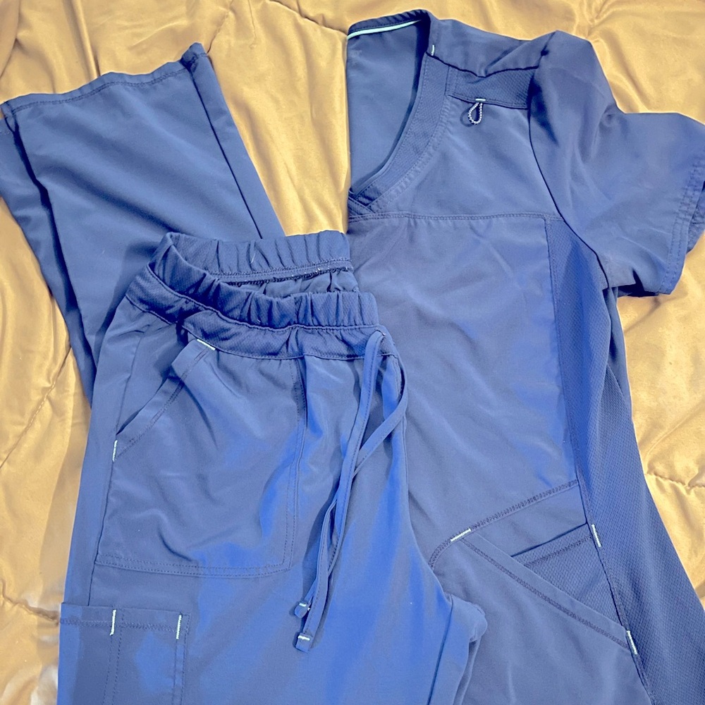 Royal Blue Scrub set